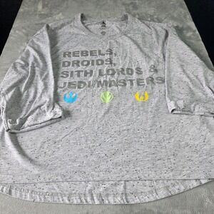 Disney Parks Star Wars Rebel Droids  Sith Jedi Masters Women's Shirt Sz XL